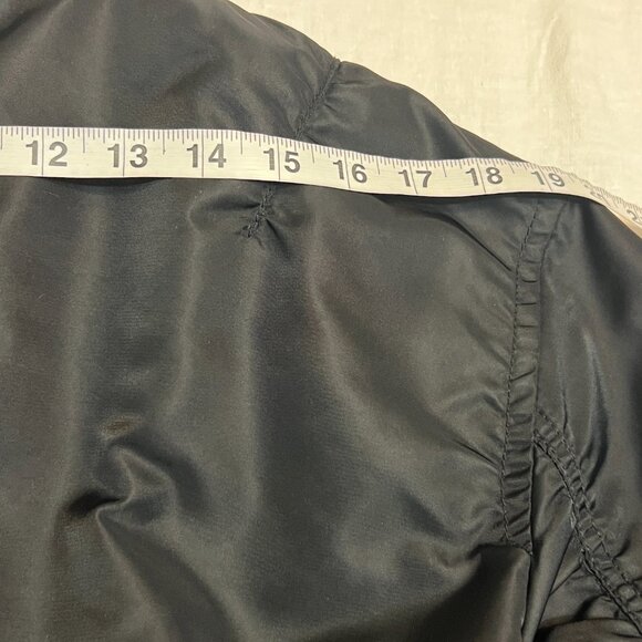 H&M Men's Black Bomber Full Zip Size Small - Picture 11 of 12